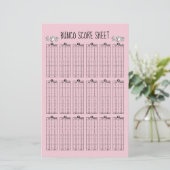 Bunco-score - tabelscore voor dijsspel (Staand voorkant)