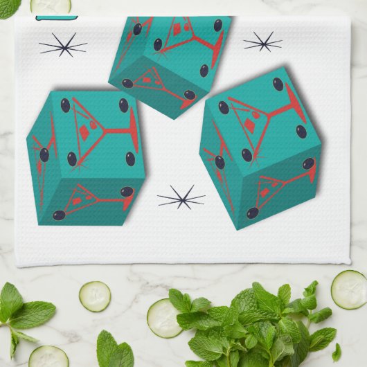 Bunco - serviette de Martini de secousse, de (Plié)