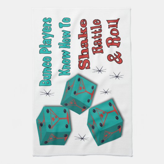 Bunco - serviette de Martini de secousse, de (Vertical)