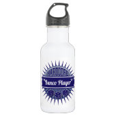 Bunco-speler Lucky Dice Modern Retro Blue Waterfles (Voorkant)