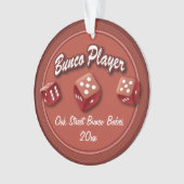 Bunco-speler Ornament (voorkant)