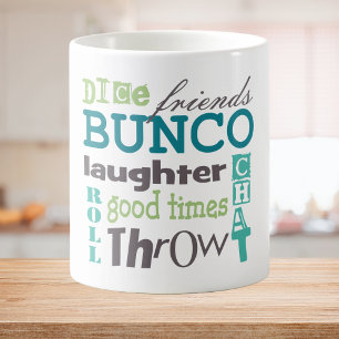 Bunco Speler Typografie Koffiemok