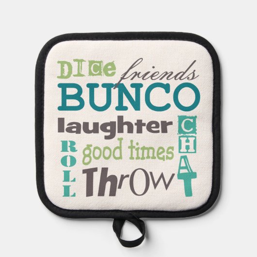 Bunco Speler Typografie Pannenlap (Voorkant)
