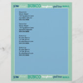 Bunco Subway Hosting Kalender Flyer (Achterkant)