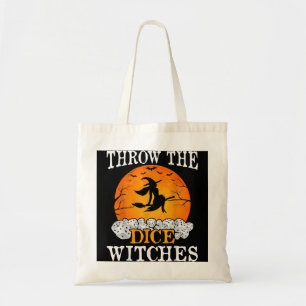 Bunco Throw the Dice Witches Bunco Game Lover Hall Tote Bag