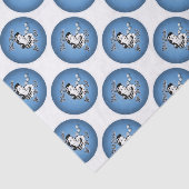 Bunco Tissue Paper - Retro Welk nummer hebben we? Tissuepapier (Detail)