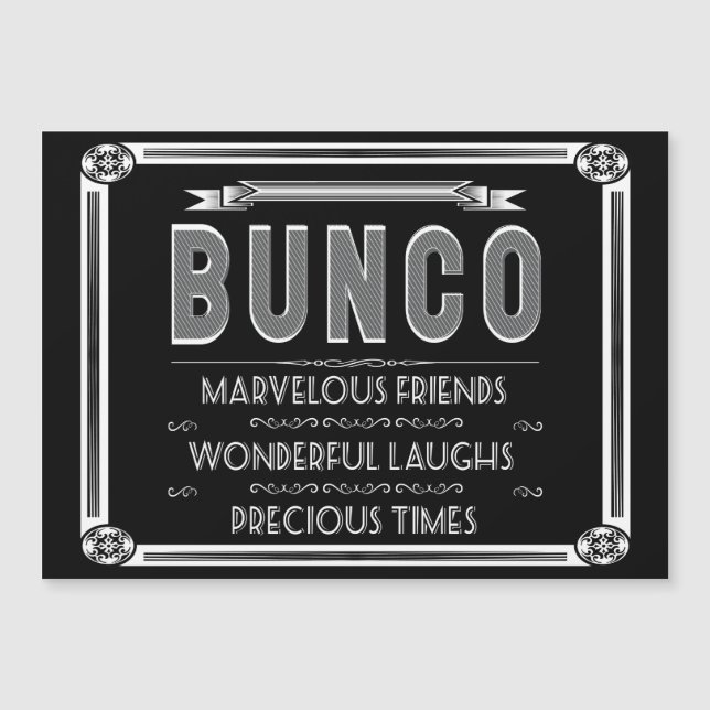 Bunco  Typografie (Voorkant)