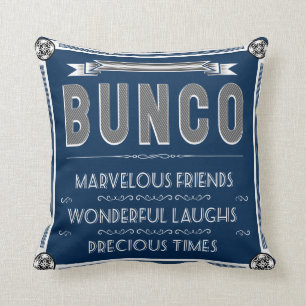 Bunco  Typografie Kussen