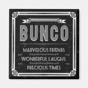 Bunco  Typografie Magneet