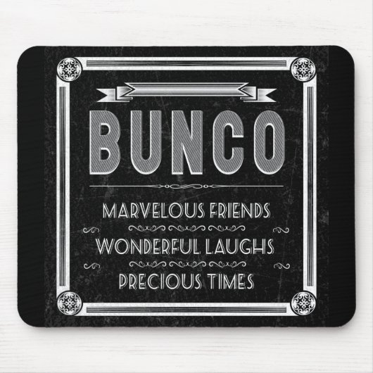 Bunco Typografie Muismat (Voorkant)