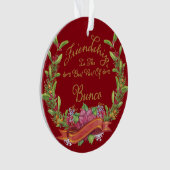 Bunco Vriendschap Ornament (voorkant)