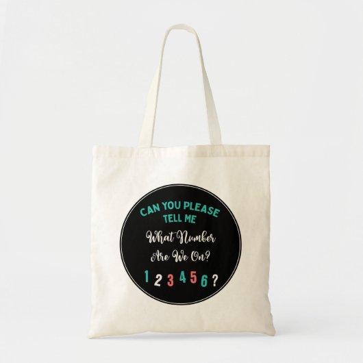 Bunco waar staan we op? Funny Modern Tote Bag (Voorkant)