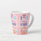Bunco waar staan we op? latte mok (Rechterhoek)