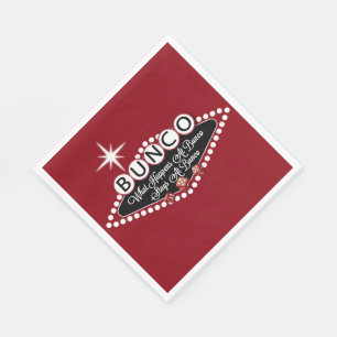 Bunco - Wat gebeurt er bij Bunco Servetten