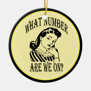 Bunco wat is ons nummer op #2 keramisch ornament