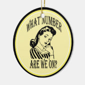 Bunco wat is ons nummer op #2 keramisch ornament (Links)