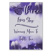 Bunco Wijndruiven  Waterverf Tabel 3 Kaart (Achterkant)