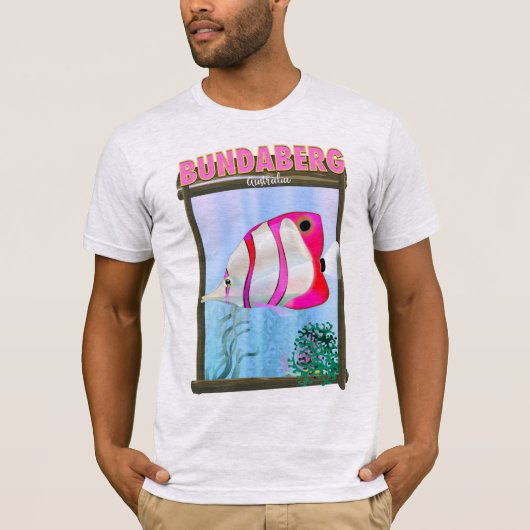 Bundaberg Australia Reisposter T-shirt (Voorkant)