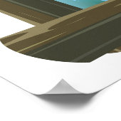 Bundaberg Australie affiche de voyage (Coin)