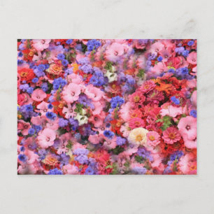 bundel bloemen briefkaart