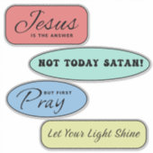 bundel met Christelijke offertes Sticker (Voorkant)