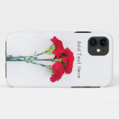 bundel rode anjerbloemen Case-Mate iPhone case (Achterkant (horizontaal))