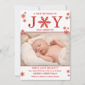 Bundel van de kondiging van de geboorte van de ker feestdagenkaart (Voorkant)