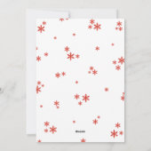 Bundel van de kondiging van de geboorte van de ker feestdagenkaart (Achterkant)