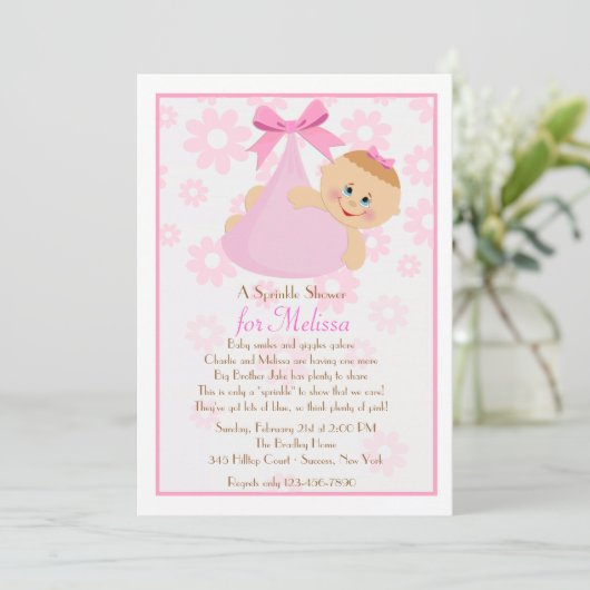 Bundel van het Baby shower van Joy (PK) Kaart (Staand voorkant)