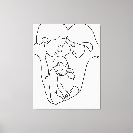 Bundel van Joy Canvas Afdruk (Voorkant)