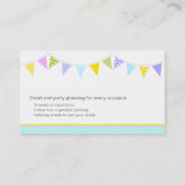 Bundeling van partijgebeurtenissen die visitekaart visitekaartje (Achterkant)