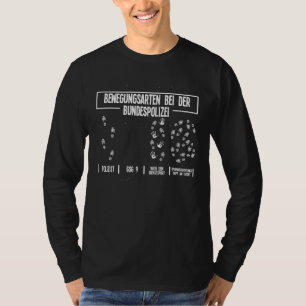 Bundespolitie als Mannen van de politie T-shirt