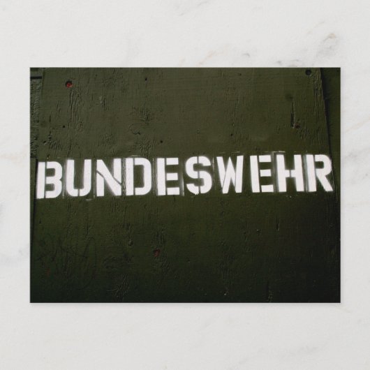 Bundeswehr Briefkaart (Voorkant)