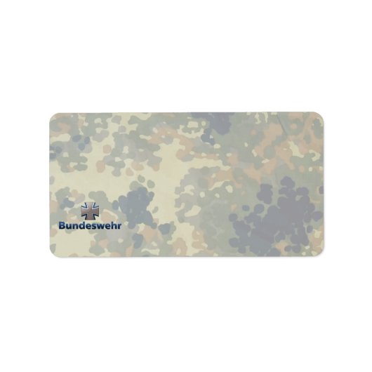 Bundeswehr Emblem Etiket (Voorkant)