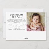 Bundle de Joy Photos Faire-part de naissance de va (Dos)