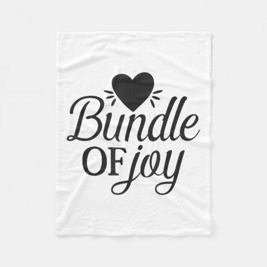 Bundle Of Joy Love Quote Cute Motivation Fleece Deken (Voorkant)