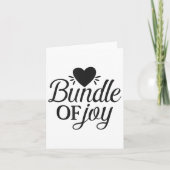 Bundle Of Joy Love Quote Cute Motivation  Kaart (Voorkant)