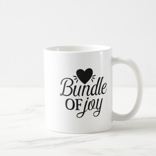 Bundle Of Joy Love Quote Cute Motivation  Koffiemok (Rechts)