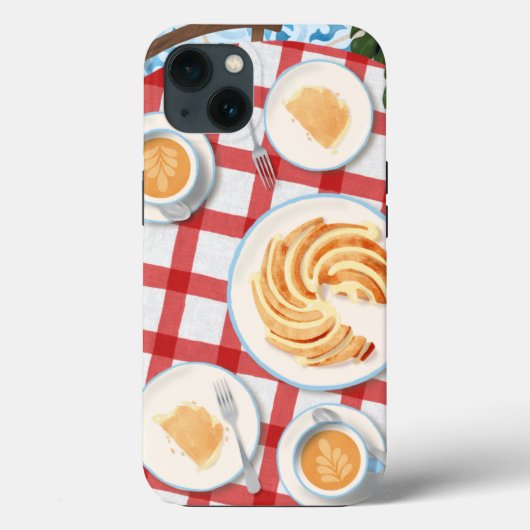 Bundt Cake and Coffee for Two Case-Mate iPhone Case (Achterkant)