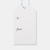 Bundt Cake Holiday Gift Label Cadeaulabel (Achterkant)