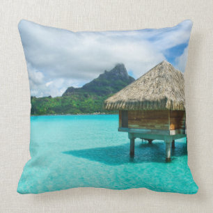 Bungalow, Bora Bora gooit kussens over water