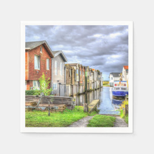 Bungalow haven landschap boot landschap            servet