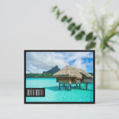 Bungalow sur l'eau Bora Bora Carte postale à cadre (Debout devant)