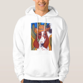 Bungalowart.com Desert Hound Hond Hooded Sweatshir Hoodie
