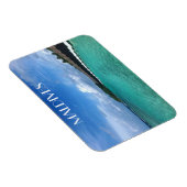 bungalows maldives magneet (Rechterzijde)