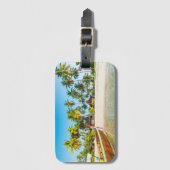 Bungalows op de strand | Ko Mook, Thailand Bagagelabel (Voorkant (verticaal))