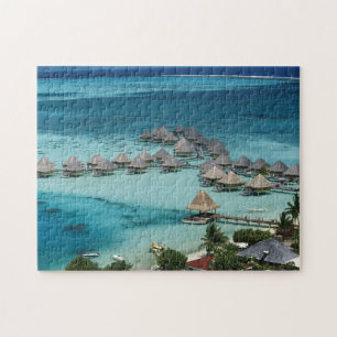 Bungalows van Beachcomber Hotel Legpuzzel