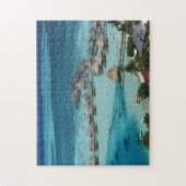 Bungalows van Beachcomber Hotel Legpuzzel (Verticaal)