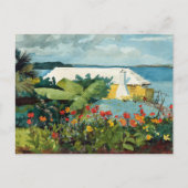 Bungalowtuin Bermuda Winslow Homer Briefkaart (Voorkant)