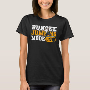 Bungee het Springen Wijze op Adrenaline Bungeejump T-shirt